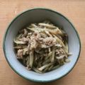 pali's cooksnap of when they made 牛ごぼうと玉ねぎのガーリック甘辛炒め.