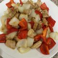 hanako88's cooksnap of when they made 鶏もも肉、パプリカの炒め.