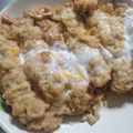 もりのりころ's cooksnap of when they made 海老天ぷら卵とじ丼♪.
