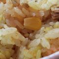 あゆたっくん's cooksnap of when they made 包丁要らず♪炊飯器でチーズカレーピラフ.