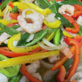 こたろ★'s cooksnap of when they made ✿海老とパプリカの中華風ぱぱっと♪炒め✿.