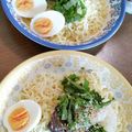 ☆のりころん☆'s cooksnap of when they made 焼きなすの冷やしおろしラーメン.