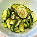 azbjbn's cooksnap of when they made ズッキーニのナムル.