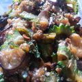 naocolin's cooksnap of when they made 茄子とゴーヤの味噌炒め.