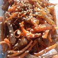 naocolin's cooksnap of when they made お弁当★こんにゃくと人参のごま煮.