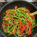 マロンメアリー195's cooksnap of when they made ピーマンと牛肉の細切り炒め.