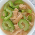 伏谷4580's cooksnap of when they made ゴーヤと揚げの甘辛煮.
