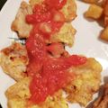 りこはるまこママ's cooksnap of when they made ポークピカタトマトソースかけ.