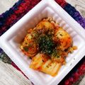 めぐ＊ぴぃ's cooksnap of when they made 青のりキムチ納豆(･ω･)☆.