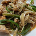 さゆあい's cooksnap of when they made ピーマンともやしの中華風豚肉炒め.