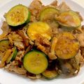 CHISA☆ごはん♪'s cooksnap of when they made 簡単！美味！豚こまとズッキーニの味噌炒め.
