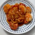 ぽめぽーめ's cooksnap of when they made 辛いけどジューシー♪トマト入りエビチリ.