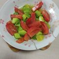 コネコリン's cooksnap of when they made トマトとアボカドサラダ　レモンソース.