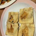 はーくんごーごー's cooksnap of when they made 簡単☆パリッとろ油揚げのキムチ納豆焼き♪.
