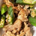 リエル2005's cooksnap of when they made オクラと豚バラ肉のさっぱり炒め.
