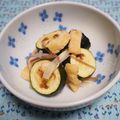 バカリャウ's cooksnap of when they made 【作り置き】ズッキーニと油揚げのマリネ.