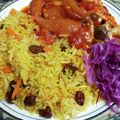 梅千胡's cooksnap of when they made アフガニスタンの味！パラウ風ピラフ.