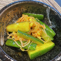 ★mii☆★'s cooksnap of when they made きゅうりとボイルいかのキムチ風和え物.