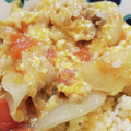 サオリス's cooksnap of when they made トマトとチーズのとろとろ卵イタリアン豚丼.