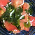 手抜きクック's cooksnap of when they made 海で出会ったトマトサラダ**.