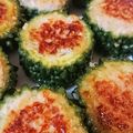 クックDUABXJ☆'s cooksnap of when they made 簡単！夏メニュー！ゴーヤの肉詰め.
