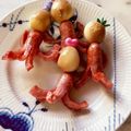 ナピト's cooksnap of when they made お弁当に！タコさんとうずら卵のピンチョス.