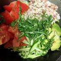 じゃそん's cooksnap of when they made アボカドとツナの冷やし中華.