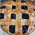 びるこすしこ's cooksnap of when they made アメリカンなブルーベリーパイ.