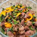 amoni's cooksnap of when they made 砂肝のバジル炒め.