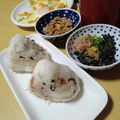 よちりん's cooksnap of when they made 梅干し・しらす・ごま・塩昆布のおにぎり♬.