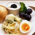 horseland's cooksnap of when they made 昔ながらのスパゲッティサラダ.
