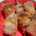 ヨッシーだなも's cooksnap of when they made 魚肉ソーセージとチーズのフライ.