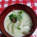 ♡crew♡'s cooksnap of when they made 玉葱きのこブロッコリーの豆乳スープ♬.