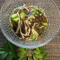 ちゃかぴまま's cooksnap of when they made オクラ&えのき&もずくの酢の物.