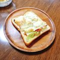 もふもふクロさん's cooksnap of when they made カニカマトースト～わさびマヨ.