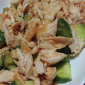 ナーちゃん's cooksnap of when they made 鶏ささみと きゅうりの ✿梅味噌和え✿.