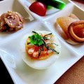 いなばっくす☆'s cooksnap of when they made 簡単☆ゆで卵にあかりマヨ海苔のせ.