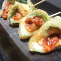 ぱ～ぷる's cooksnap of when they made 簡単おつまみ　☆キムチ・チーズあげ巻き☆.