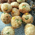 虹色♪︎ちゅーりっぷ's cooksnap of when they made はんぺんとカニカマと枝豆の青海苔フライ.