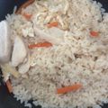 フランクフルトJr's cooksnap of when they made サラダチキンの炊き込み御飯.
