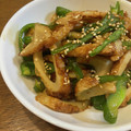 クックVF66IP☆'s cooksnap of when they made 料理の技➀ちくわとピーマンのきんぴら.