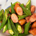 ミケネコママ's cooksnap of when they made 3分 ウィンナーとオクラの簡単炒め.