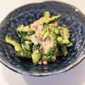 友莉子's cooksnap of when they made ゴーヤとツナのレモンサラダ.