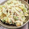 ももんじゃー's cooksnap of when they made レタス卵カニカマのカレー風味サラダ♡.