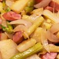 愛猫ベリー's cooksnap of when they made ジャガイモとウインナーのカレーマヨ炒め.