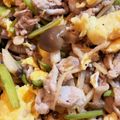 cookpad1年生's cooksnap of when they made 豚肉と卵とアスパラ炒め.
