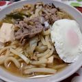 こばっちのかよぴん's cooksnap of when they made 新提案！うどんが旨い濃厚“ねぎ味噌豚鍋”.