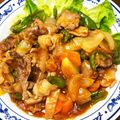 減塩パパ's cooksnap of when they made 豚こま（薄切り）を丸めた揚げない本格酢豚.