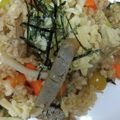 xyzクック's cooksnap of when they made ばーばの味☆愛媛のじゃこ天炊き込みごはん.