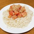 vabochan's cooksnap of when they made ツナトマトそうめん.